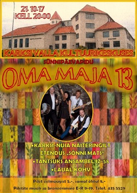 OMA MAJA 13 ansambliga IZ-58. 