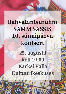 Tantsurühm Samm sassis 10