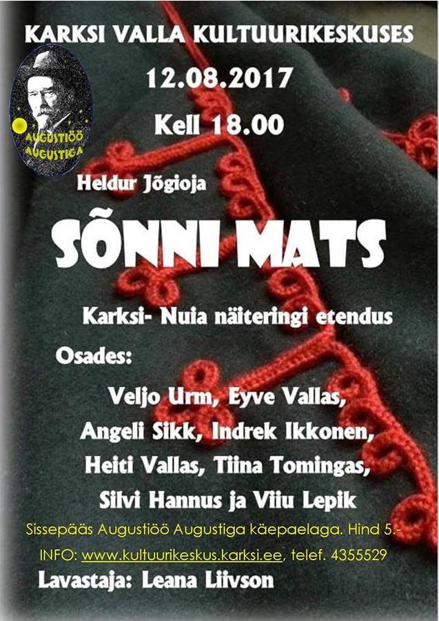 Etendus Sõnni Mats Etendus Sõnni Mats