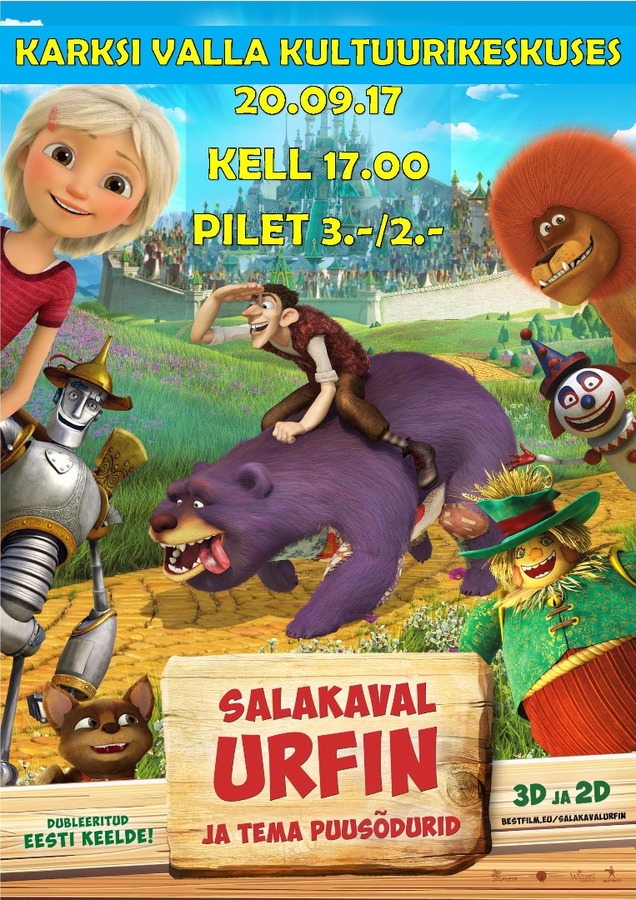 Kogupere animafilm Salakaval Urfin ja tema puusõdurid Kogupere animafilm Salakaval Urfin ja tema puusõdurid