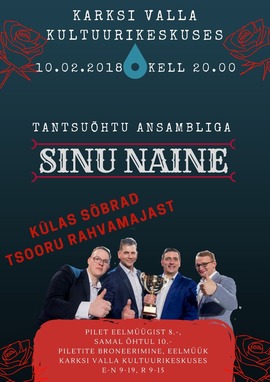 Tantsuõhtu ansambliga Sinu naine