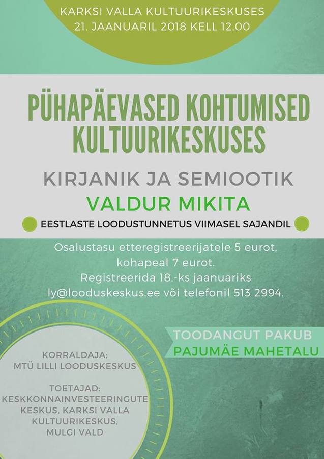 Pühapäevased kohtumised - Valdur Mikita Pühapäevased kohtumised - Valdur Mikita