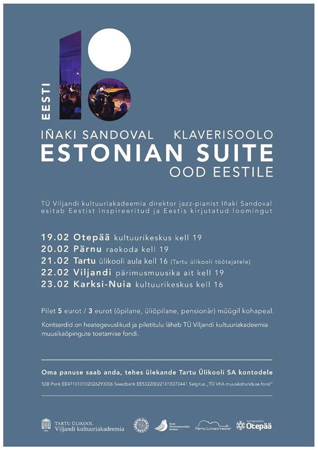 Klaverikontsert „Estonian Suite. Ood Eestile“ Klaverikontsert „Estonian Suite. Ood Eestile“