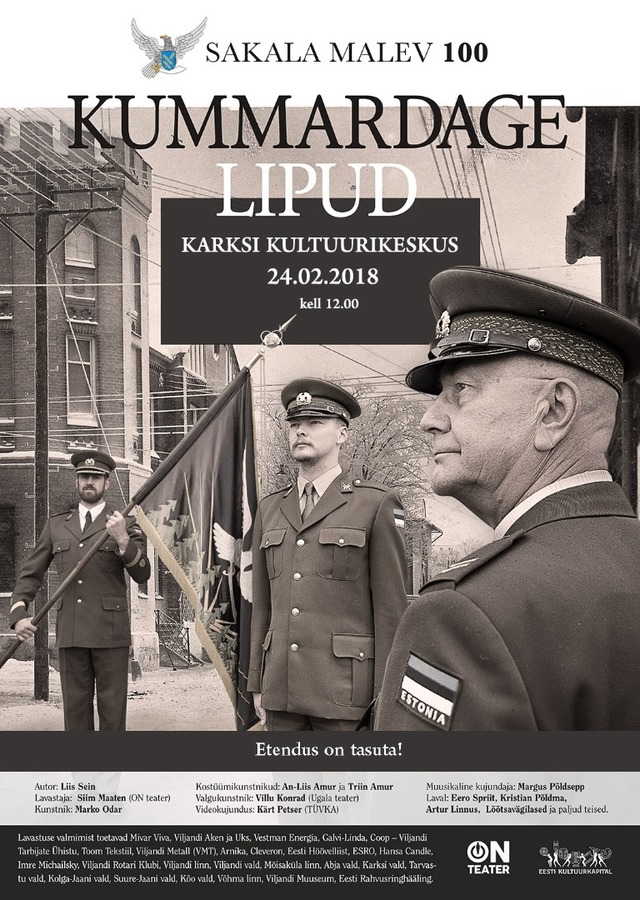 EV 100. Etendus Kummardage lipud EV 100. Etendus Kummardage lipud