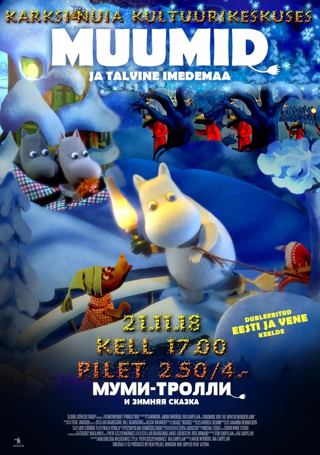 Kino: Muumid ja talvine imedemaa Kino: Muumid ja talvine imedemaa