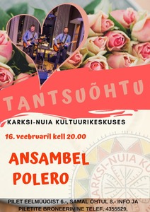 Tantsuõhtu ansambliga Polero