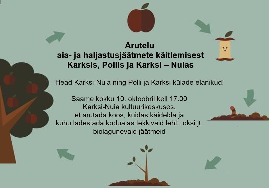 Arutelu haljastus- ja aiasaaduste käitlemisest