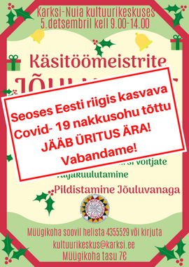 JÄÄB ÄRA Käsitöömeistrite jõululaat