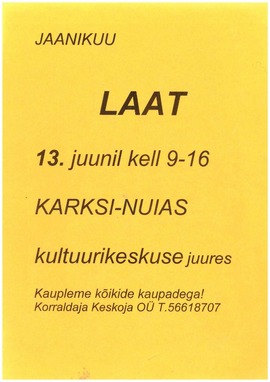 Laat kultuurikeskuse ümbruses