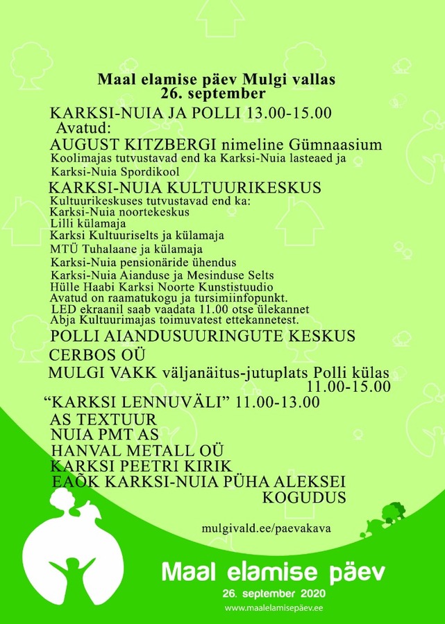 Maalelamise päev Mulgi vallas Maalelamise päev Mulgi vallas