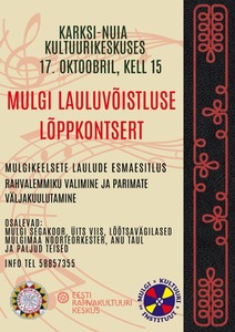 Mulgi lauluvõistluse lõppkontsert