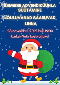 Jõuluvanad saabuvad linna