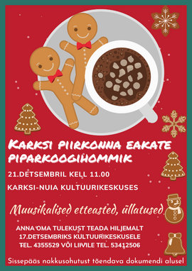 Karksi piirkonna eakate piparkoogihommik