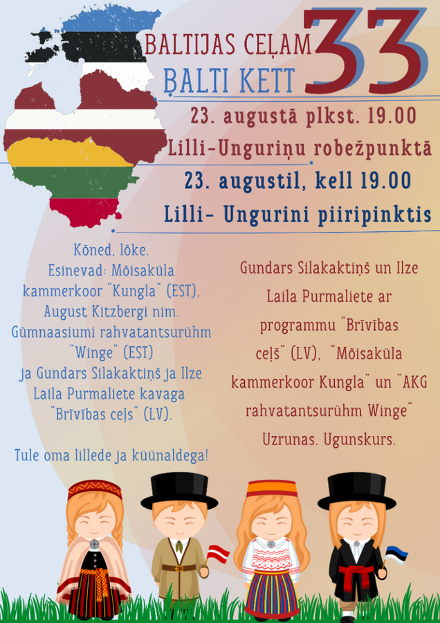 Balti keti 33. aastapäev Balti keti 33. aastapäev