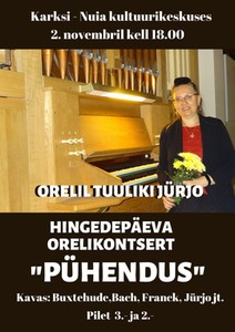 Tuuliki Jürjo orelikontsert Pühendus