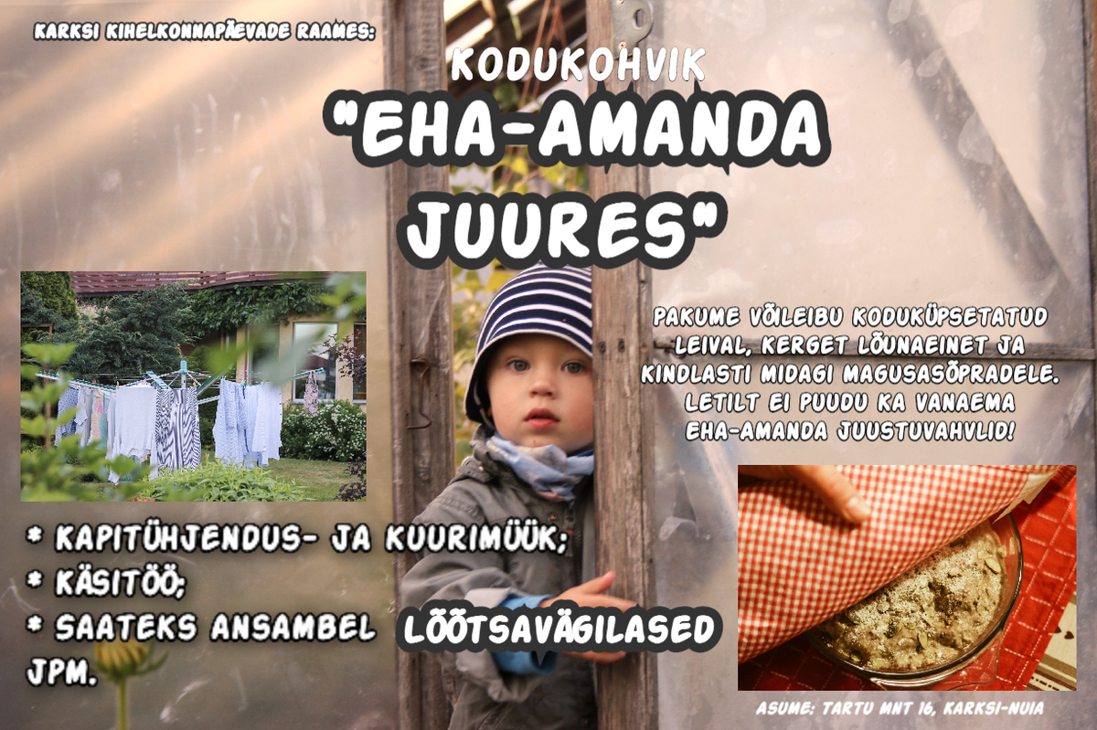 Kodukohvik „Eha-Amanda juures“