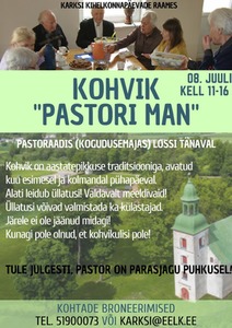 Kodukohvik Pastori man