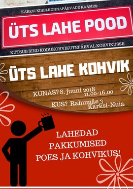 Üts laheda poe kohvik: ÜTS LAHE KOHVIK
