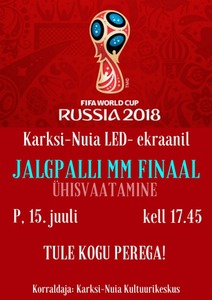 Jalgpalli MM finaali ühisvaatamine