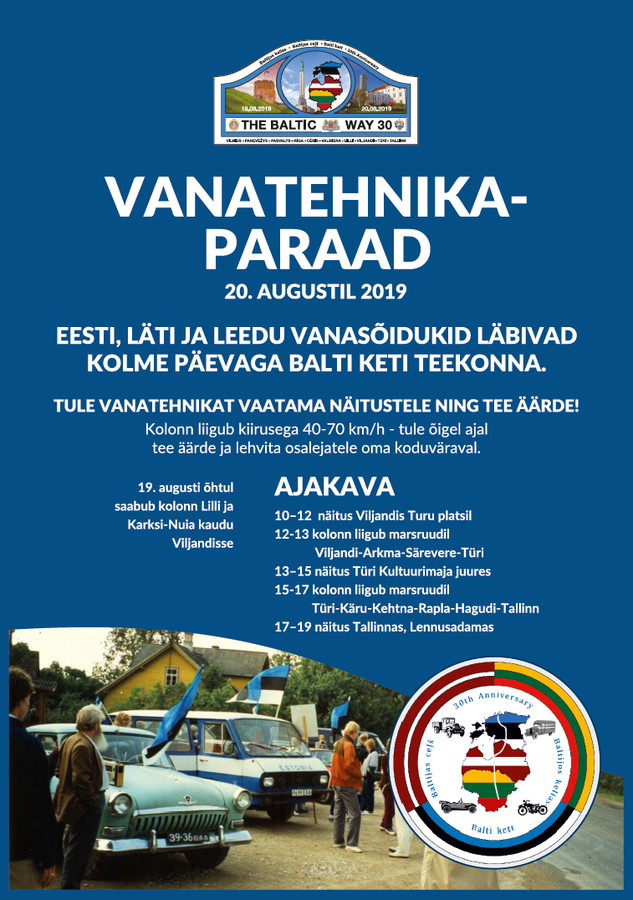 Vanatehnika paraad läbib Karksi-Nuiat Vanatehnika paraad läbib Karksi-Nuiat