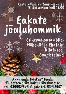 Eakate jõuluhommik