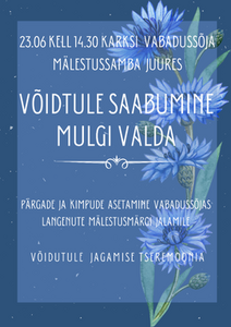 Võidutule saabumine Mulgi valda