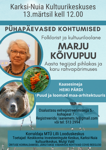 Pühapäevased kohtumised. Marju Kõivupuu