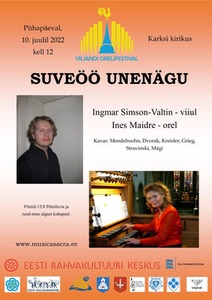 Viljandi Orelifestival Suveöö Unenägu