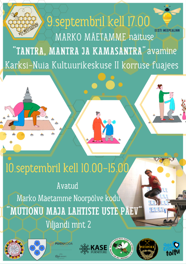 Marko Mäetamme näituse TANTRA MANTRA KAMASANTRA avamine Marko Mäetamme näituse TANTRA MANTRA KAMASANTRA avamine