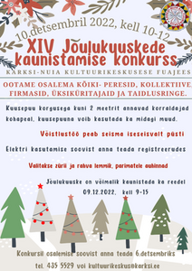 XIV Jõulukuuskede kaunistamise konkurss