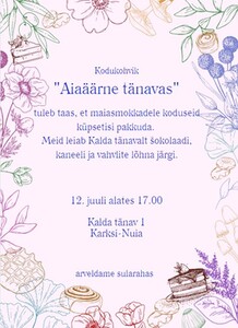 Kodukohvikute õhtu - Karksi kihelkonnapäevad 2024