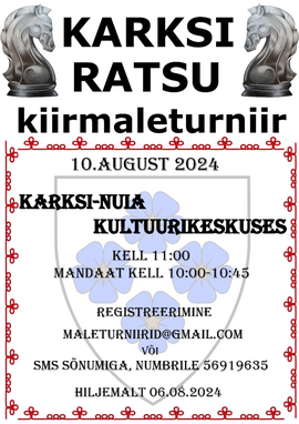 Kiirmaleturniir Karksi Ratsu