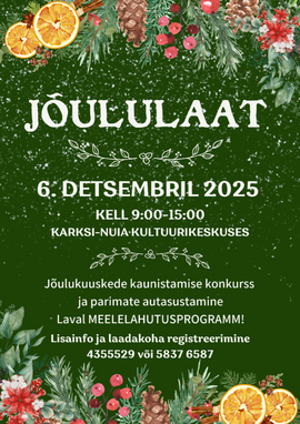 Jõululaat ja kuuskede kaunistamise konkurss
