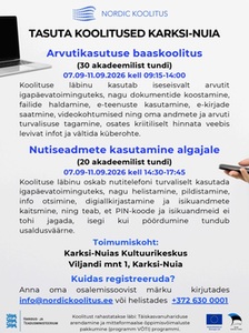 Nutiseadmete kasutamine algajatele (20 akadeemilist tundi) TASUTA!